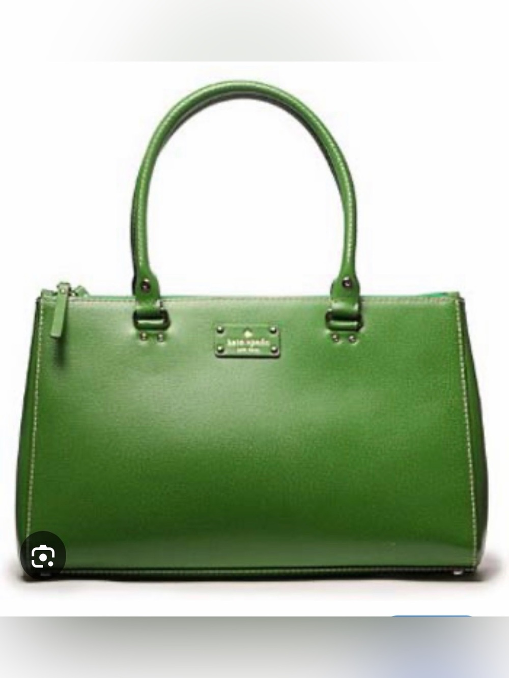 kate spade Wellesley Kelly Green Leather Tote